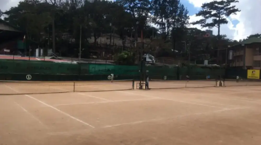 バギオのテニスコート