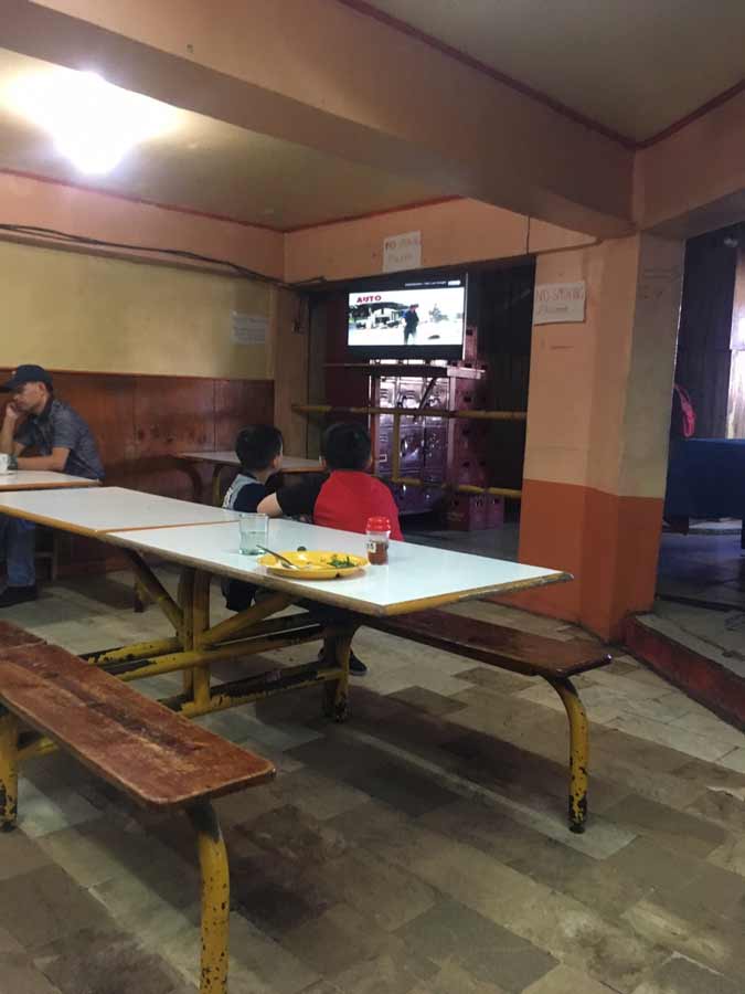 Joy Bus terminal in Baguio food