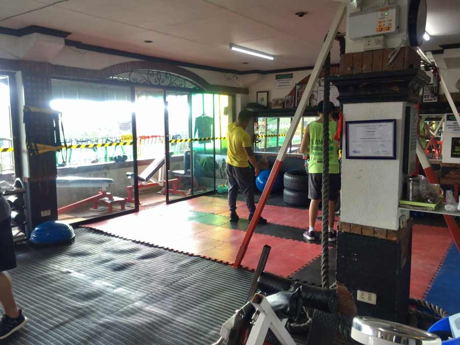 Gym on the session road in Baguio Philippines