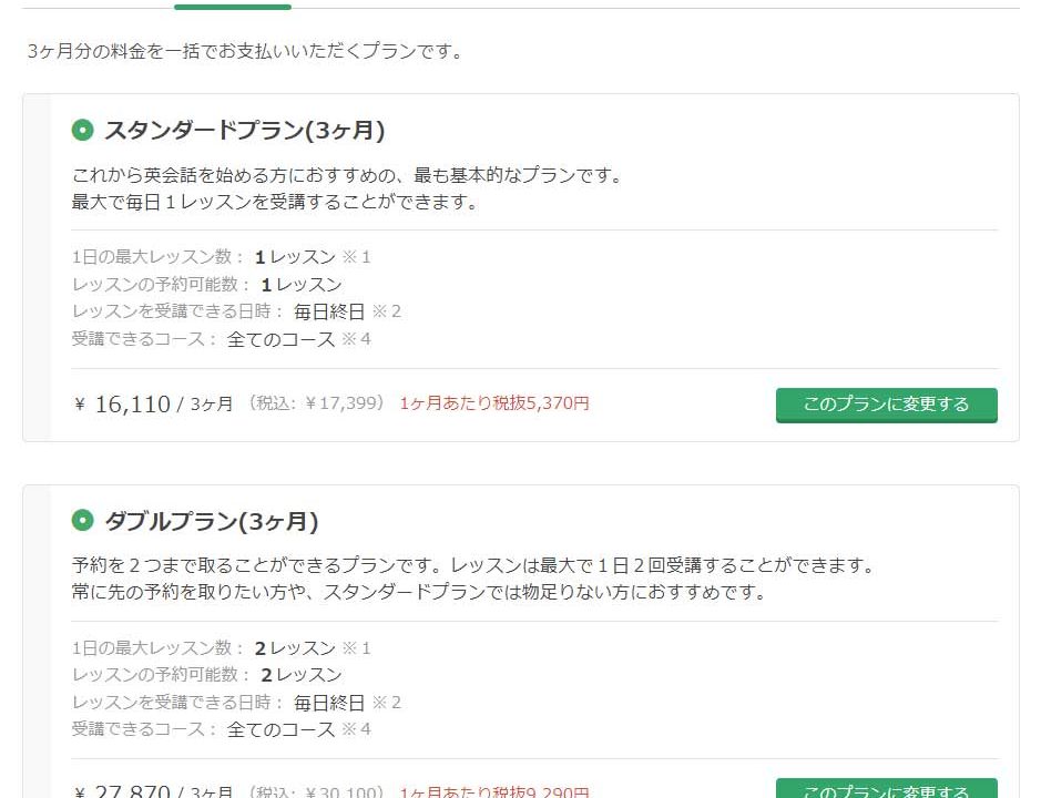 学研オンライン英会話kimini料金表