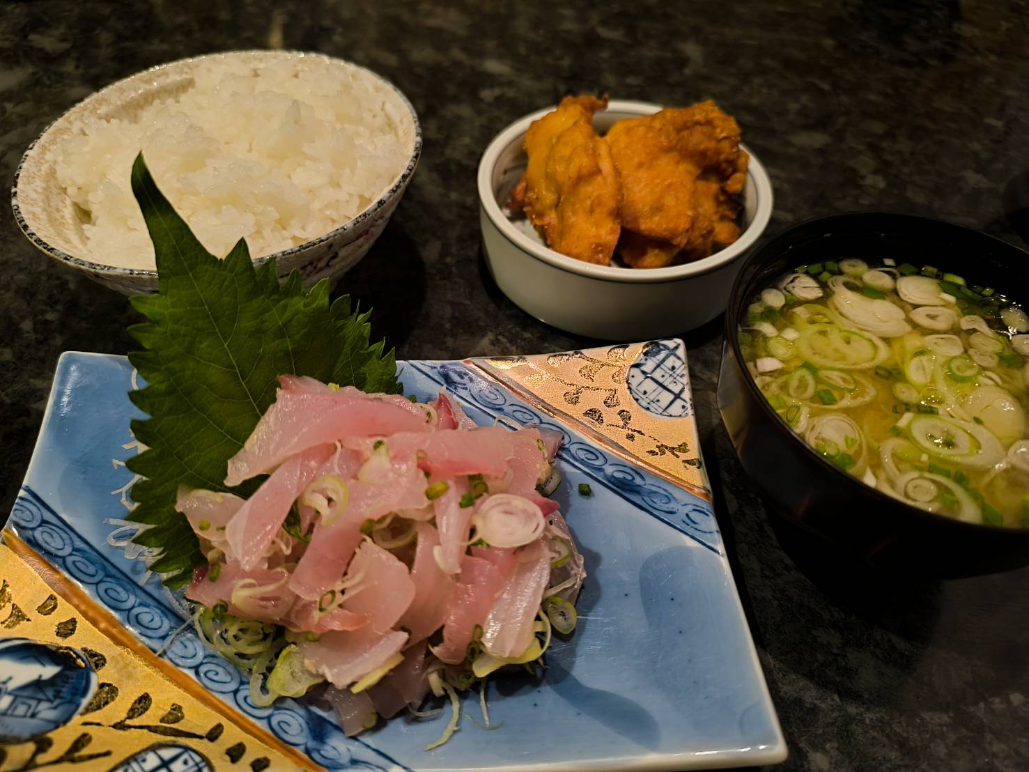 シマアジ定食