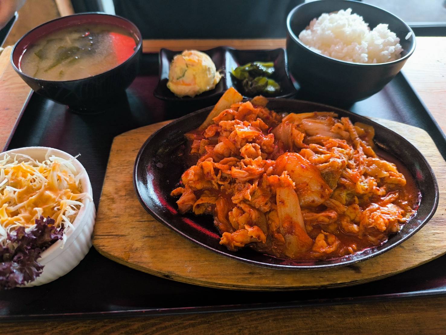 豚キムチ定食