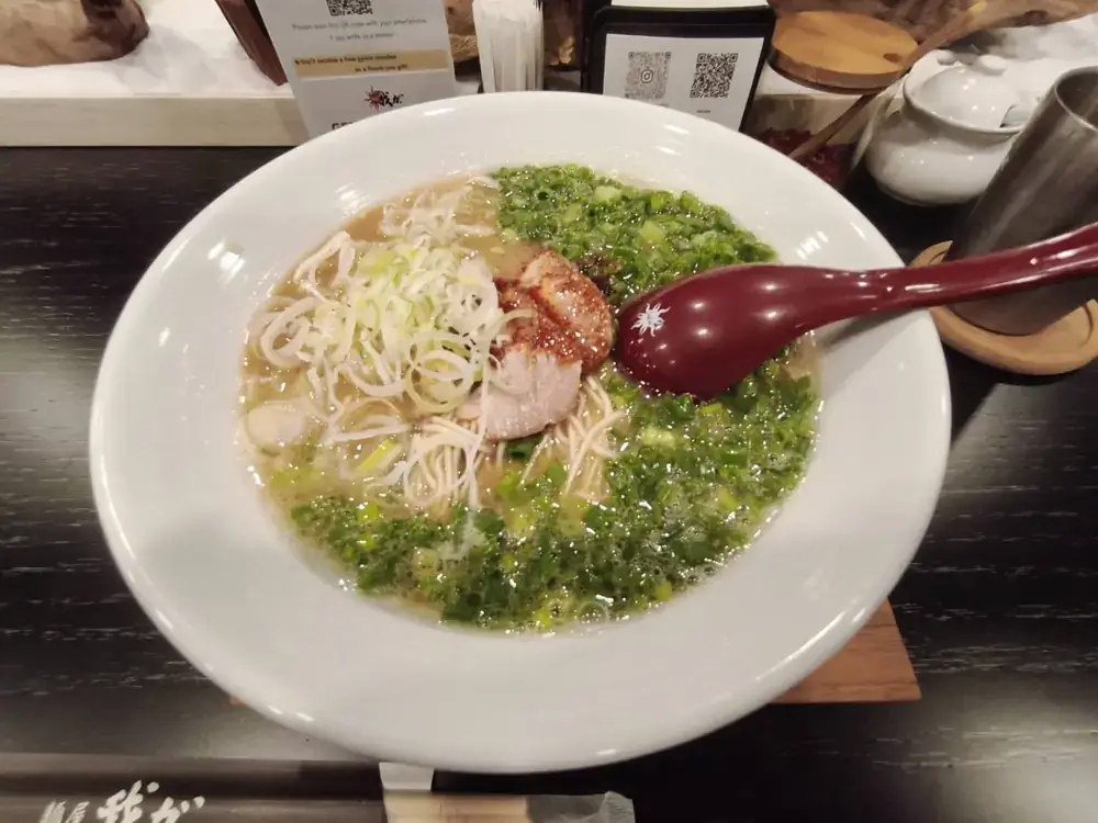 麺屋我ガのネギラーメン