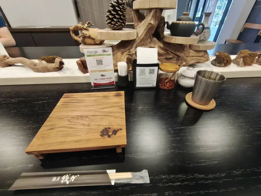 麺屋我ガの店内