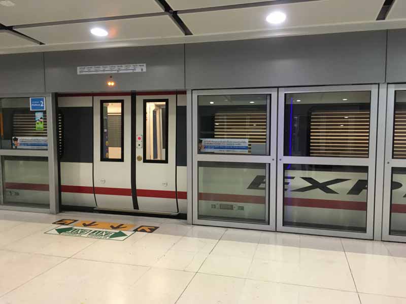 エアポートレイルリンクのスワンナプーム駅