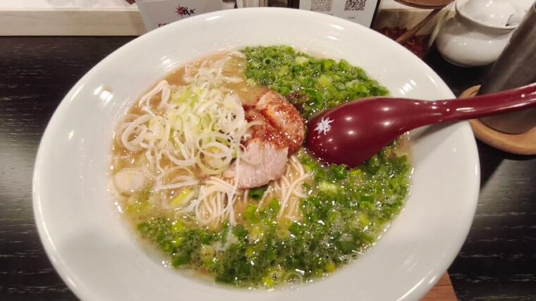 麺屋我ガのネギラーメン
