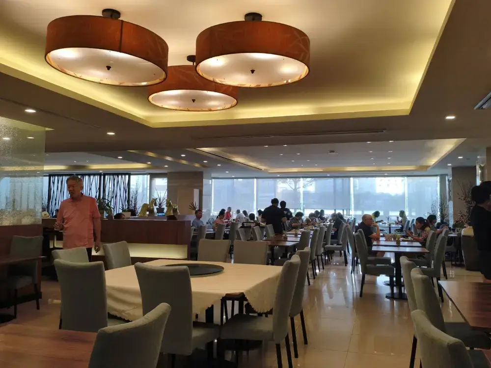 The royal river hotelの朝食会場