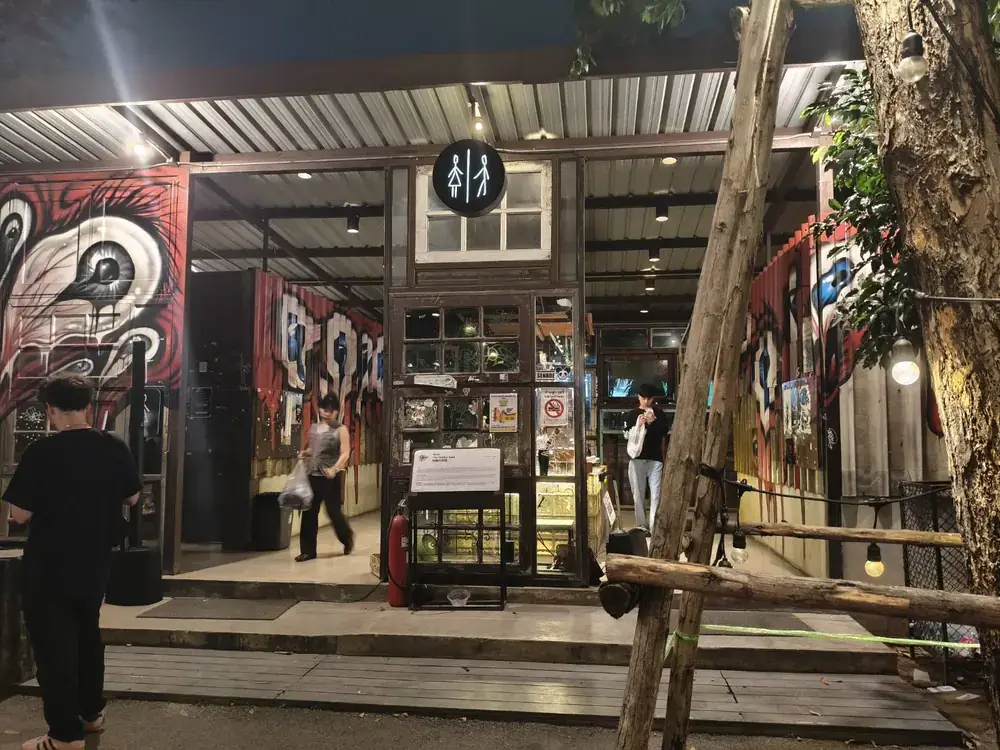 チャンチューイマーケットのトイレ