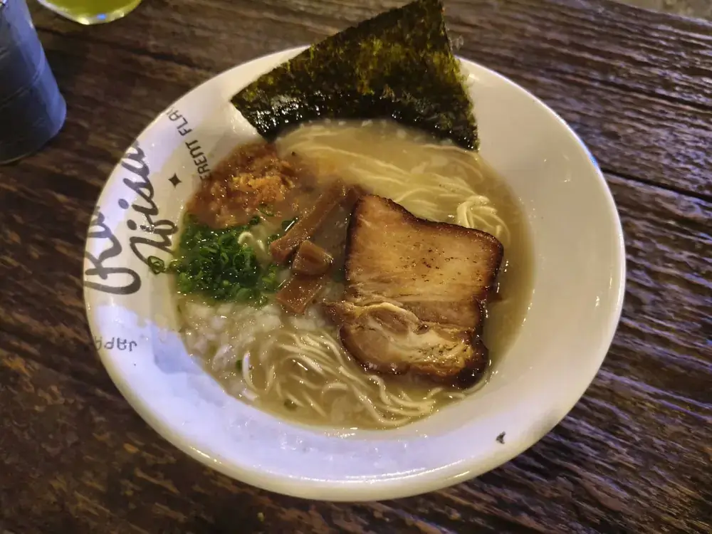 味彩のラーメン白