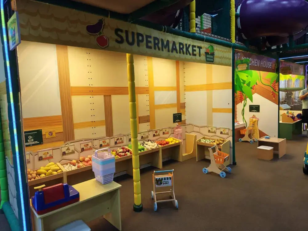 キッズーナサファリのままごとコーナー