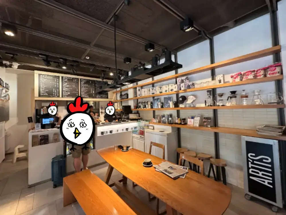 アソークのARTIS Coffeeの店内