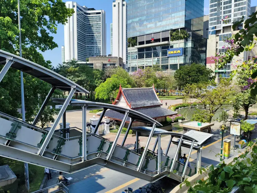 プロンポン駅からのルート