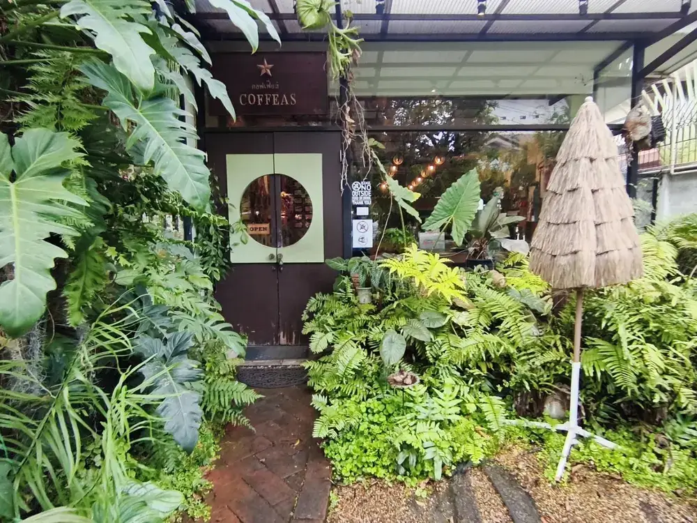 エカマイの隠れ家スペシャリティカフェ「Coffeas」の外観