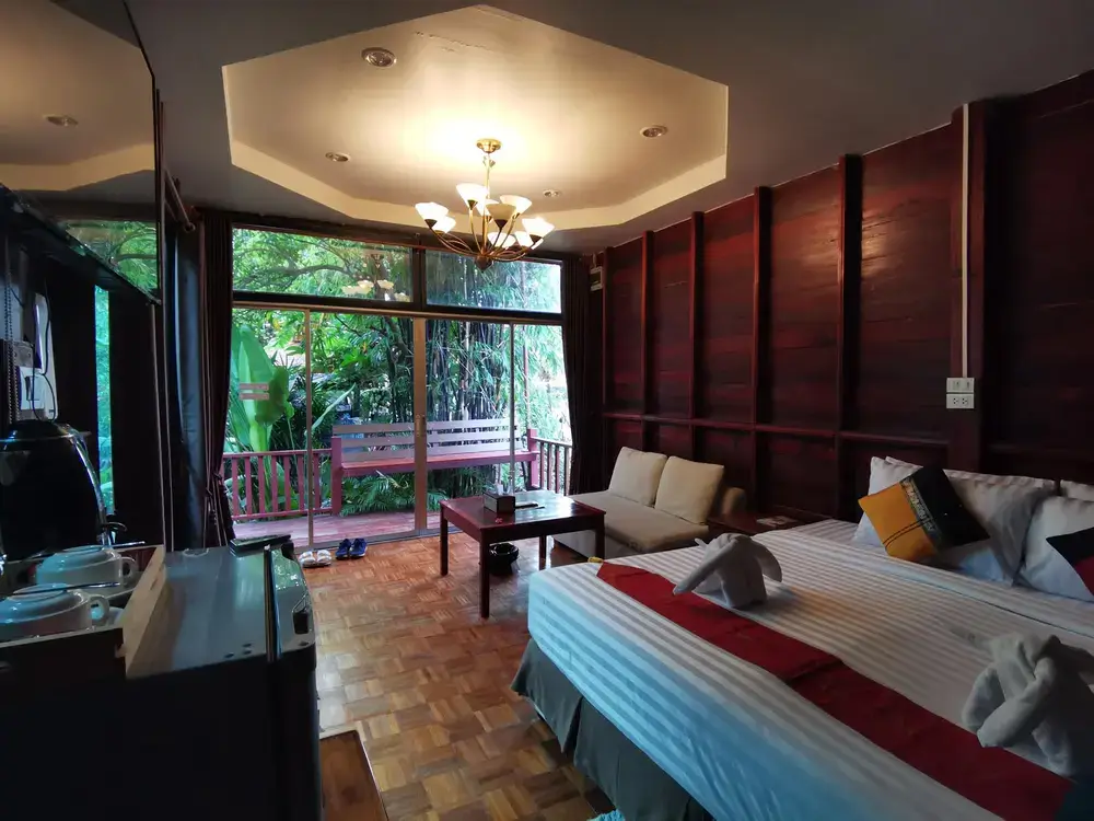 バーンカチャオのホテル88 ホームスティの客室