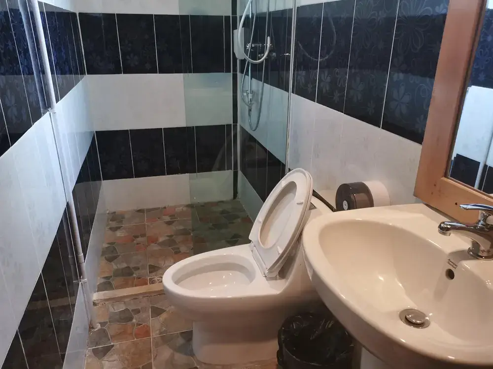 バーンカチャオのホテル88 ホームスティのトイレ