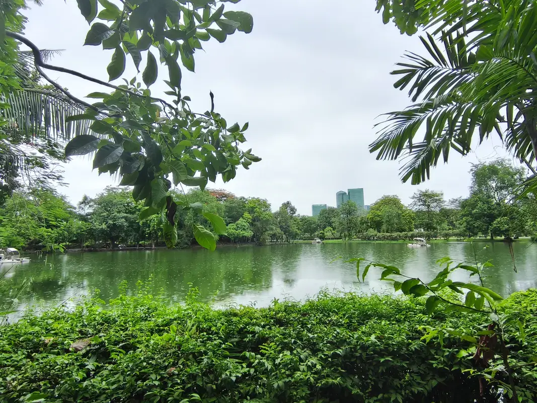 ワチラベンチャタート公園の池